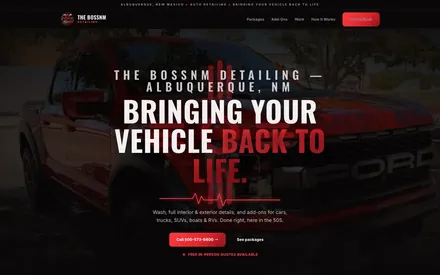 The BossNM website